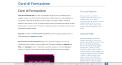 Desktop Screenshot of corsi-di-formazione.com